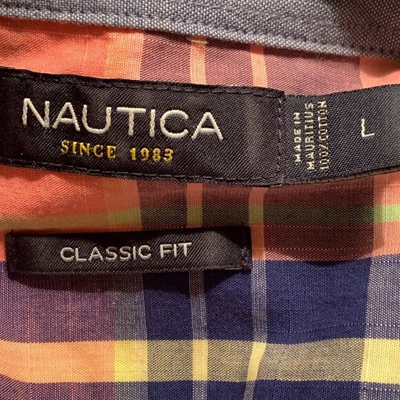 Nautica Classic Fit Plaid Shirt - Picture 7 of 8